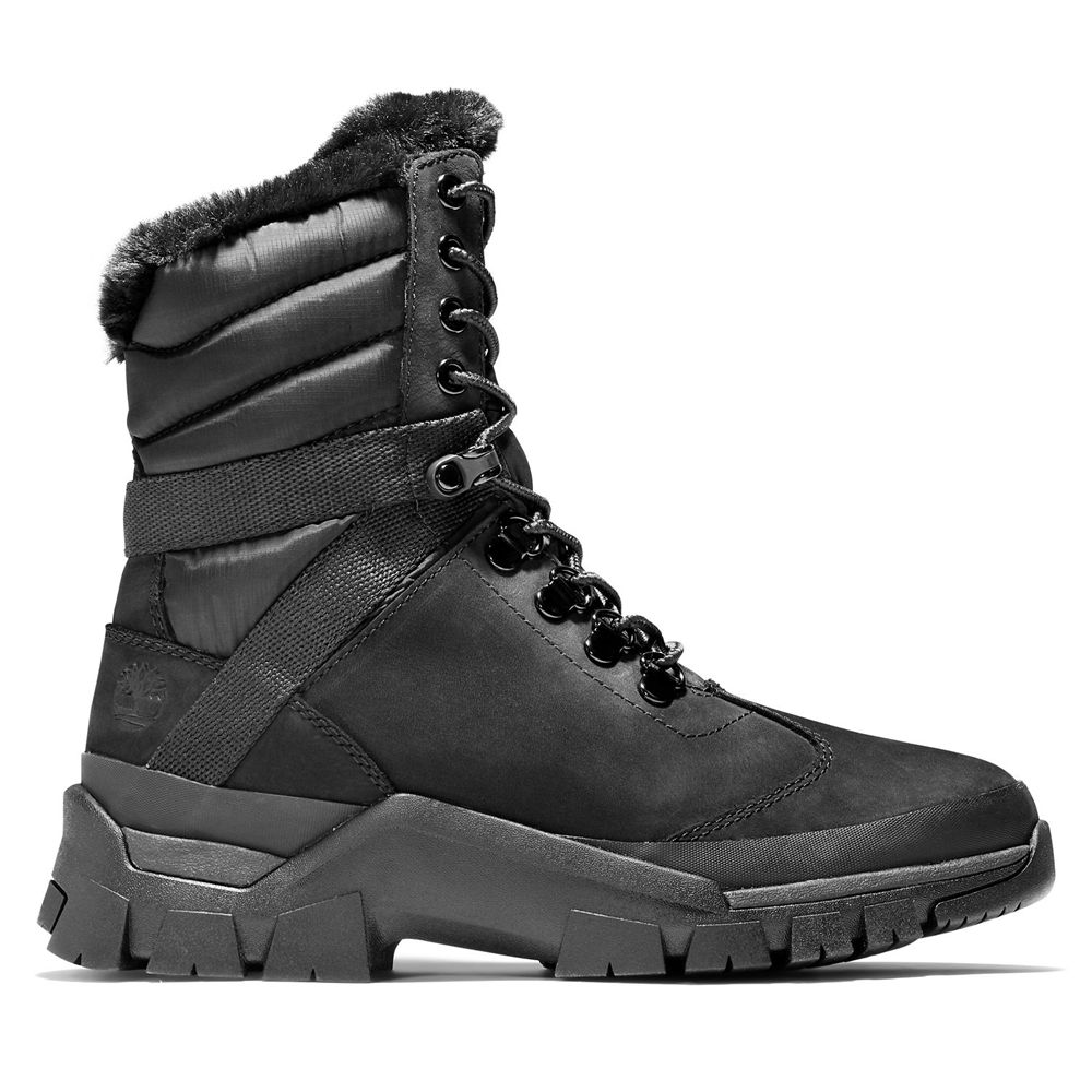 Botas de Nieve Timberland Argentina Mujer - Jenness Falls Waterproof Insulated - Negras - AFRQVL-017